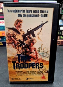 TIME TROOPERS VHS PRISM ENTERTAINMENT 1989 VTG CULT SCI- FI Rare VG - Picture 1 of 3