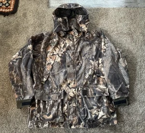 Browning Jacket Mens XL Camo Hunting Coat Hydro Fleece Lined Gore-Tex Outdoors - Picture 1 of 10