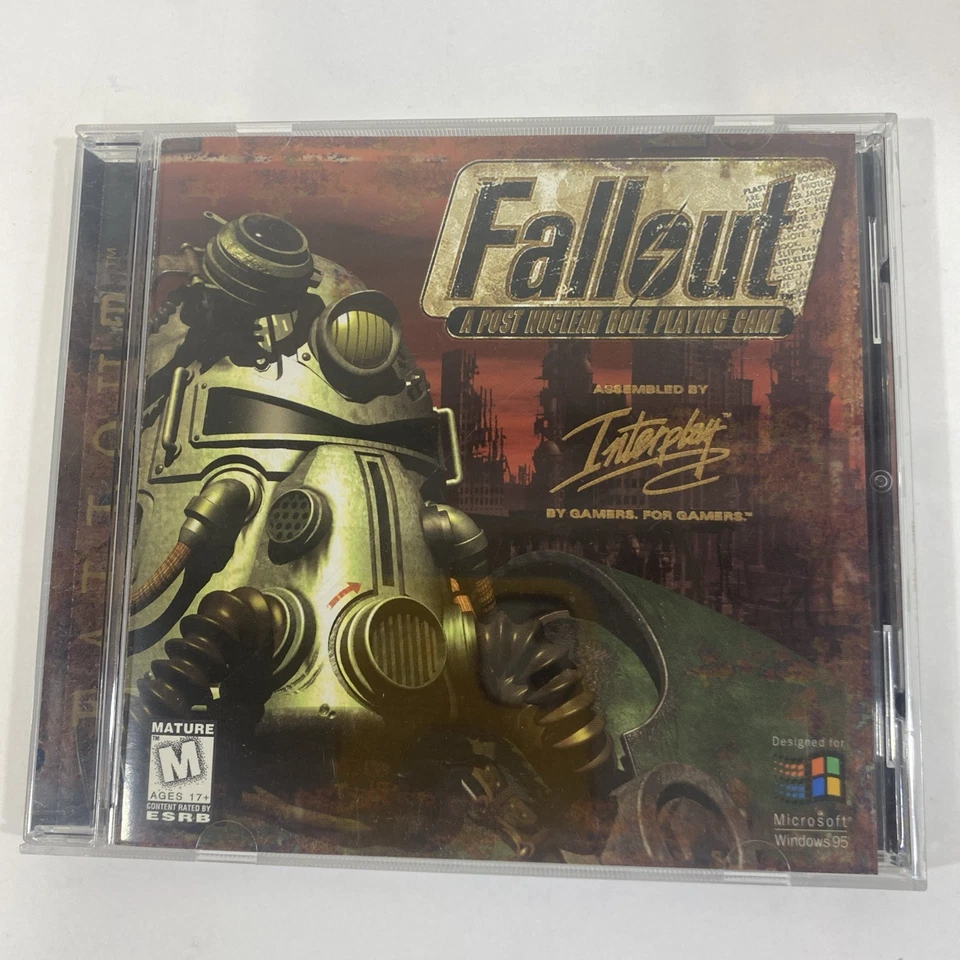 Fallout A Postnuclear Role Playing Game Jewel Case Interplay Windows PC CD ROM - Image 1 of 4