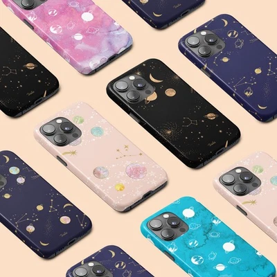 Personalised Phone Case for iPhone 17 16 15 14 Pro Max Cover Galaxy Planet Star - Изображение 1 из 4