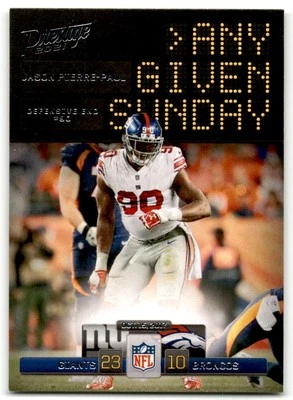 2021 Panini Prestige #AGS-JPP Jason Pierre-Paul Any Given Sunday New York Giants - Image 1 of 2