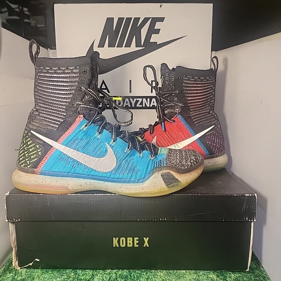 Nike Kobe 10 Elite High What The Kobe Size 11.5 - Image 1 of 4
