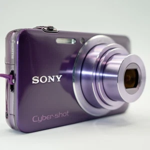 [NEAR MINT] Sony Cyber-Shot DSC-WX30 Purple 16.2MP Language: Japanese Only - Picture 1 of 17