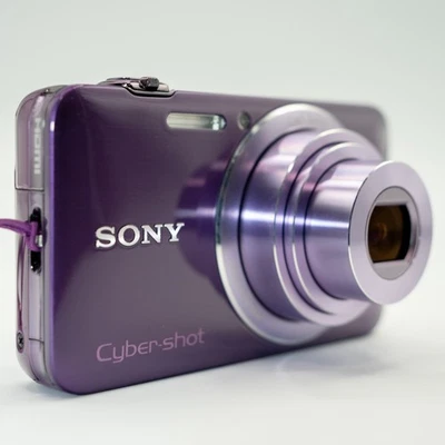 [NEAR MINT] Sony Cyber-Shot DSC-WX30 Purple 16.2MP Language: Japanese Only - Image 1 of 4