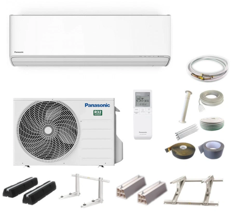 Panasonic Etherea Mattweiß KIT-Z35-ZKE 3,5 kW mit Montageset Optional - Bild 1 von 4