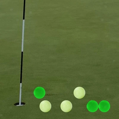 6 Stück leuchtende Nacht-Golfbälle, die im Dunkeln leuchten, für das - Bild 1 von 4