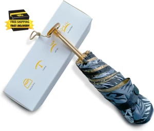 Travel Small Mini Sun Umbrella with Case Lightweight with Aluminum Frame Compact - Picture 1 of 6