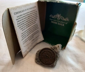 Authentic Blarney Luckstone Irish Luck Coin Lucky Charm in box COA