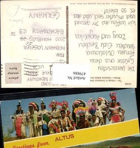 479886,Indianer Greetings from Altus Rinder Büffel - Bild 1 von 1