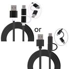 2 In 1 Cable Type C Micro USB Cable Quick Charge Sync Data Line 100cm Compact