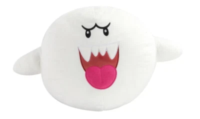 Club Mocchi Mocchi Super Mario Boo Mega 15" Plush Toy New With Tag - Image 1 of 3