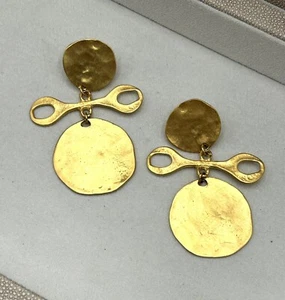 VTG Kenneth Jay Lane KJL Treasures Of The Duchess Post Back Earrings - Rare - Picture 1 of 7