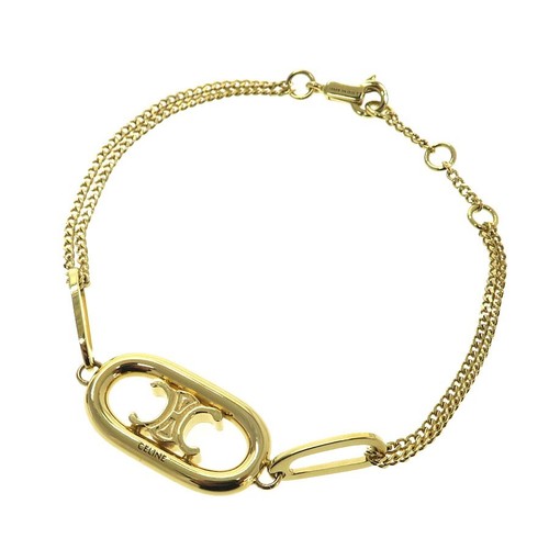 Bracciale Celine Maillon Triomphe GP oro con scatola autentico