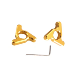 14mm Fork Preload Adjusters Fit YAMAHA DUCATI KAWASAKI SUZUKI Gold - Picture 1 of 6