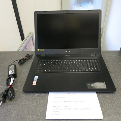 ACER Aspire 3 A317-51-710W LAPTOP  # Core i7  #  8GB  256GB - Bild 1 von 4
