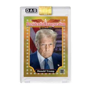 Limited Edition Donald Trump’s Official Portrait GAS Gold Foil Card /200 IN HAND - Picture 1 of 1