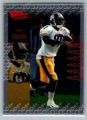 2000 UPPER DECK ULTIMATE VICTORY CARD # 69 Troy Edwards - Pittsburgh Steelers - Image 1 of 2