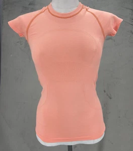 Lululemon Swifty Teck size 4 Top Peach Activewear comfort Yoga - Picture 1 of 14