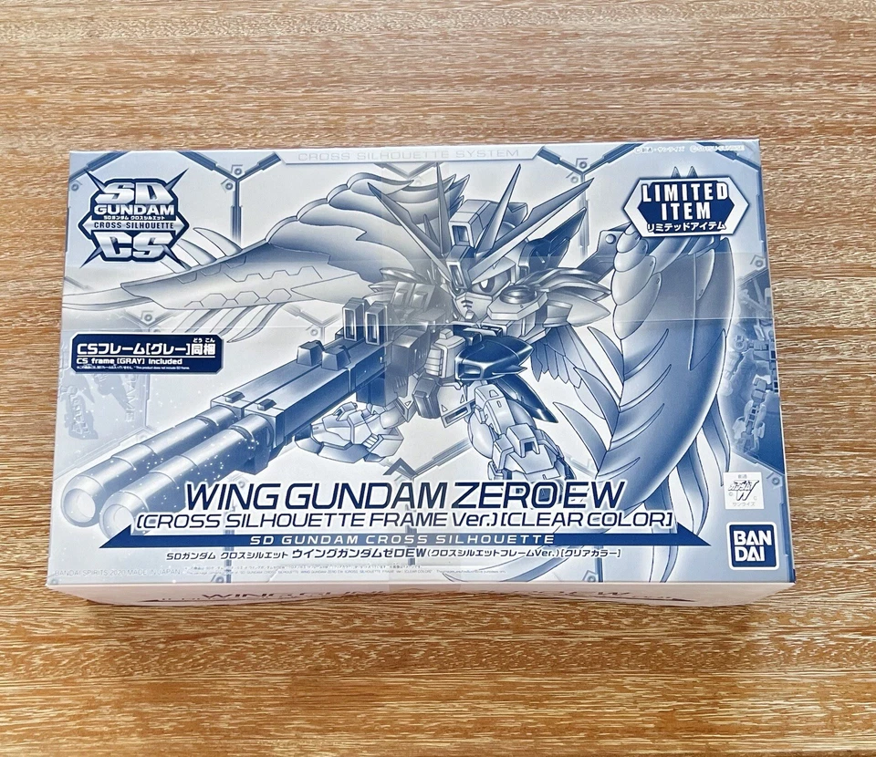 BANDAI SD GUNDAM WING GUNDAM ZERO EW CROSS SILHOUETTE FRAME Ver. model kit F/S