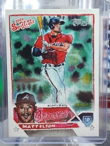 2024 Topps Spotlight By Andy Friedman - Spotlight #42 Matt Olson /75 - Picture 1 of 2