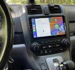 CARPLAY FOR HONDA CRV 2007-2011 FM RADIO ANDROID 13.0 CAR STEREO GPS NAVI WIFI - Picture 1 of 17