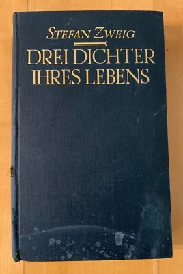 STEFANZWEIG - DREI DICHTER IHRES LEBENS - 1938 - НЕМЕЦКИЙ - HB. - Изображение 1 из 4
