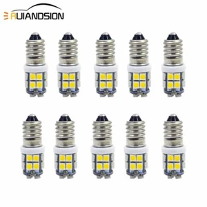 10X E10 2835 SMD 20-LED Bulb Screw Fit Car Interior Light Flashlight Lamp DC12V - Picture 1 of 6