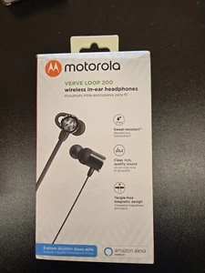 Motorola Verveloop 200 Wireless Bluetooth in-Ear Headphones Black - Picture 1 of 2