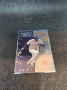 1994 Leaf #9-10 Tony Gwynn STATISTICAL STANDOUTS-