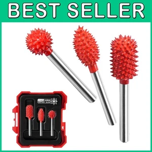 Vielseitiges 3-teiliges Rotationsgrat-Set zum Materialabtrag - Bild 1 von 9