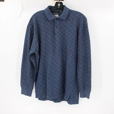 Suéter Vintage Jhane Barnes Storm Para Hombre Pequeño Algodón Polo Cuello Geométrico Foto 1 de 4