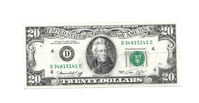 1974- $2O.DOLLAR NOTE # (34815141)) GREAT BILL. - Image 1 of 2