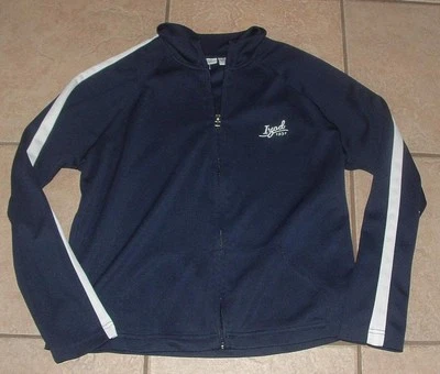 IZOD MOVEMENT Azul Marino Talla Grande Cremallera Completa Ligera Chaqueta Atlética Bolsillos Foto 1 de 2