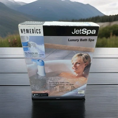 HoMedics JET-1 Jet Spa Whirlpool Spa de lujo para bañera en casa blanco azul Foto 1 de 4