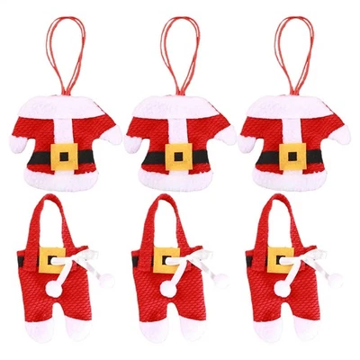 Рождественский мешочек для столовых приборов рождественское украшение украшения сумки для посуды - Изображение 1 из 4