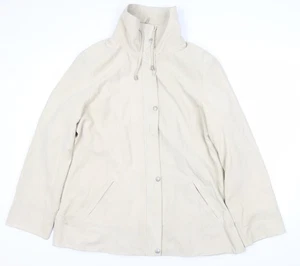 Chaqueta informal BHS beige calce regular para mujer talla 20 - Imagen 1 de 12