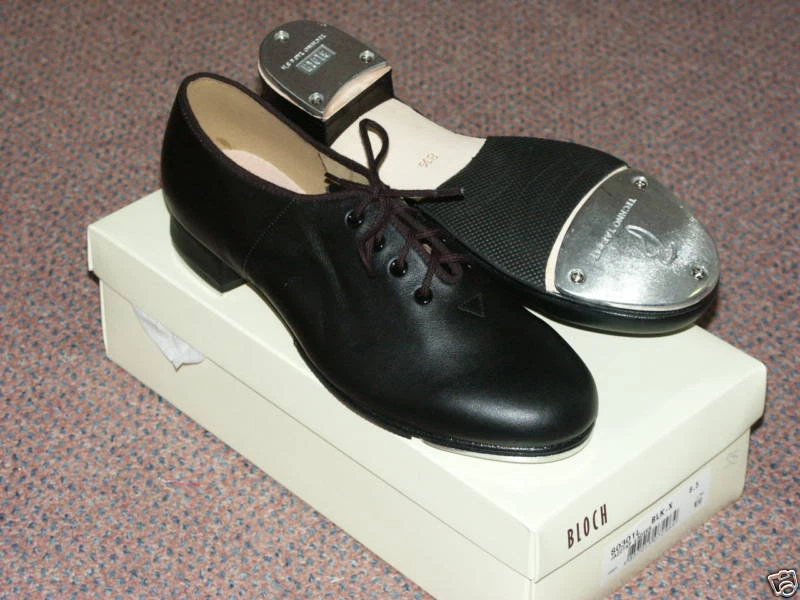 Bloch S0301L Adult Ladies Leather Jazz Tap Shoes with Techno Taps Various Sizes