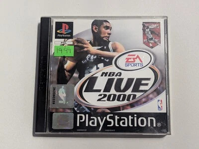 NBA Live 2000 PS1 Playstation 1 Rare Video Game Vgc With Manual  - Image 1 of 4