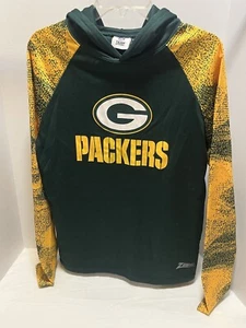 Green Bay Packers NFL Elevated Hoodie ZUBAZ Size M NFL team Apparel. Rare - Picture 1 of 7