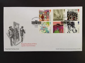 Royal Academy of Arts 2018 en portada de primer día sin dirección - Burlington House SHS - Imagen 1 de 1