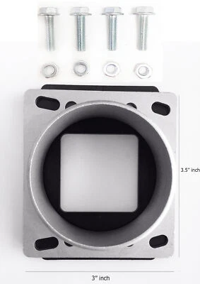 Adaptador de sensor MAF de admisión de aire con tornillos para Porsche 944 944 S 944 S2 1983-1991 Foto 1 de 3