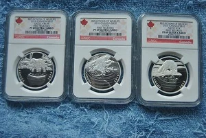 2016, Canada, $10, Reflections of Wildlife Set, NGC, PF69 UC, First Releases - Picture 1 of 2
