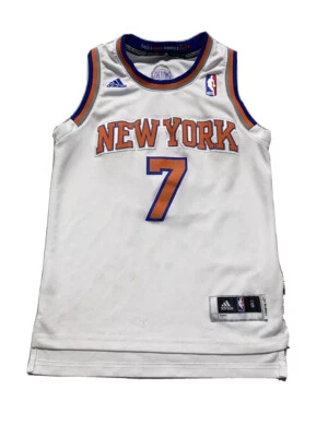 Carmelo Anthony #7 New York Knicks Jersey Adidas Youth Size Small Home White - Image 1 of 4