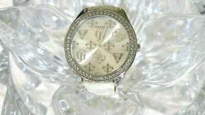 Guess U85078L1 Crystal Bezel 44mm Quartz Analog Women's Watch  - Picture 1 of 9