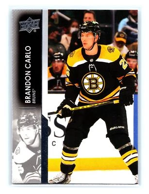 2021-22 Upper Deck HOCKEY #263 Brandon Carlo Boston Bruins - Image 1 of 2