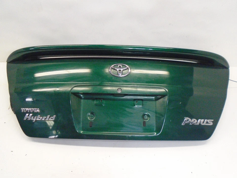 2001-2003 Toyota Prius Rear Trunk Lid W/ Spoiler Green OEM DK804358 — 第 1/4 张图片