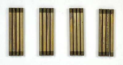 5" Long Threaded Cooper Pipes 1/4" ID for Lamps and Fixtures Lot of 16 - Image 1 of 3