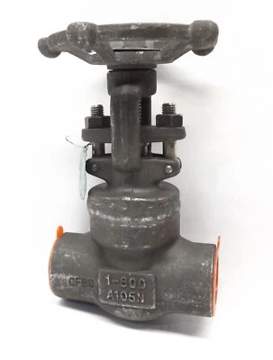 William Powell GA08SA58GW 800# 1″ Forged Steel Socket Weld Gate Valve - Image 1 of 2