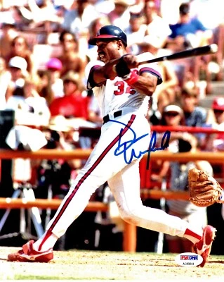 Dave Winfield Signed California Angels 8x10 inch Photo - HOF Auto + PSA/DNA COA - Image 1 of 2