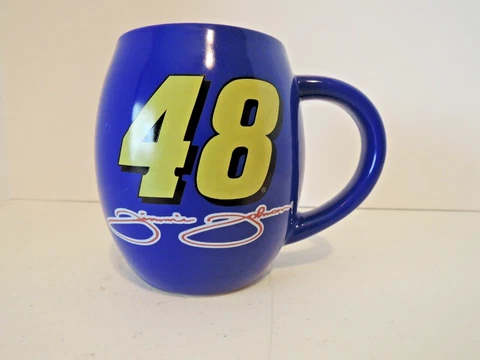 Nascar Jimmy Johnson #48 Jumbo Blue 18oz Mug Cover